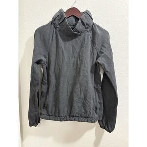 Lululemon Athletic Women's Pullover Sweatshirt Cowl Neck Size 6 Grey EUC